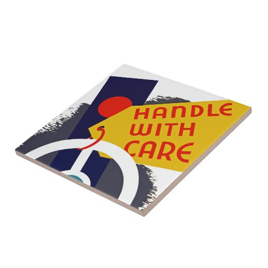 Carreau Manipulation avec soin (Côté)