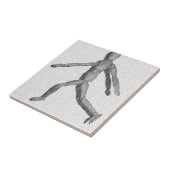 Carreau Mannequin humain en bois (Côté)