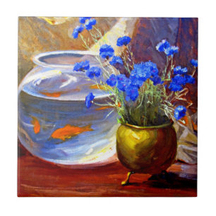 Carreau Mannheim - Aquarium et Fleurs