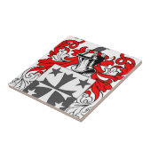 Carreau Manteau de Coleman des bras (irlandais) (Côté)