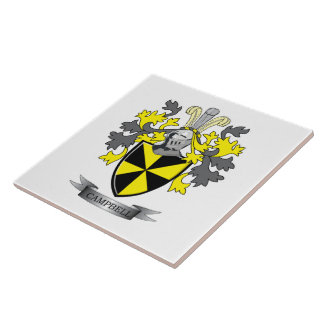 Carreau Manteau de crête de famille de Campbell des bras