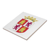 Carreau Manteau de la Castille y Léon (Espagne) des bras (Côté)