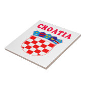 Carreau Manteau de la Croatie des conceptions de bras (Côté)