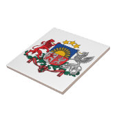 Carreau Manteau de la Lettonie des bras (Côté)