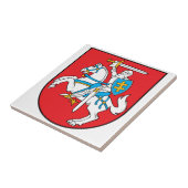 Carreau Manteau de la Lithuanie des bras (Côté)