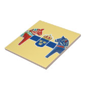 Carreau Manteau de la Suède Dala des bras (Côté)