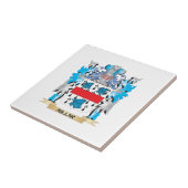 Carreau Manteau de Millar des bras - crête de famille (Côté)