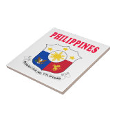 Carreau Manteau de Philippines des conceptions de bras (Côté)