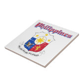 Carreau Manteau de Philippines des conceptions de bras (Côté)