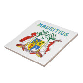 Carreau Manteau des Îles Maurice des bras (Côté)