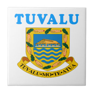 Carreau Manteau du Tuvalu des conceptions de bras