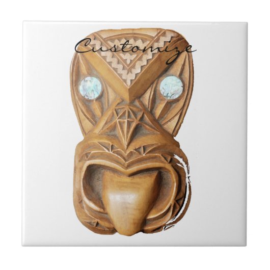 Carreau Maori Tiki face à Thunder_Cove (Devant)