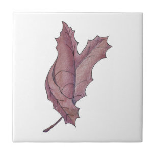 Carreau Maple Leaf violet dansant