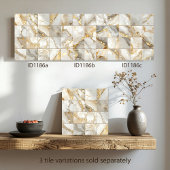 Carreau Marble Mix 4x4 Squares Ivory ID1186a