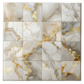 Carreau Marble Mix 4x4 Squares Ivory ID1186b (Devant)