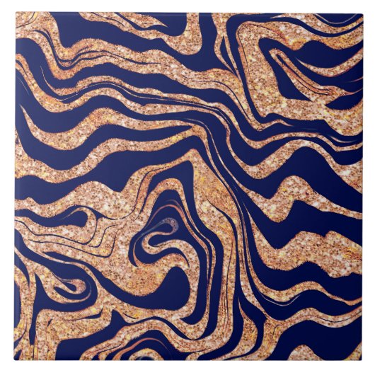 Carreau Marbly Violet & Blush rose Parties scintillant mig (Devant)