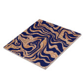 Carreau Marbly Violet & Blush rose Parties scintillant mig (Côté)