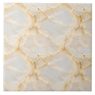 Carreau Marbre à motif veiné d'or Onyx blanc seamless