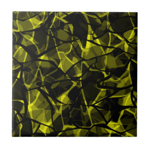 Carreau Marbre abstrait noir vert brillant sans soudure