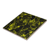 Carreau Marbre abstrait noir vert brillant sans soudure (Côté)