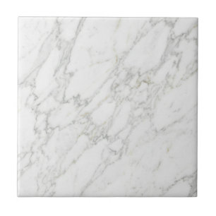 Carreau Marbre Blanc Doré Élégant Design Luxueux Minimalis
