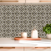 Carreau Marbre blanc et or luxueux Arabesque