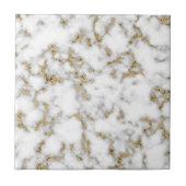 Carreau Marbre blanc moderne Gold Grey (Devant)