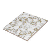 Carreau Marbre blanc moderne Gold Grey (Côté)