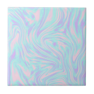 Carreau marbre blanc pourpre bleu rose coloré élégant