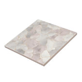 Carreau Marbre blanc rose gris Retiré de la salle de bain (Côté)