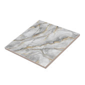 Carreau Marbre d'argent blanc or assez (Côté)