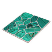 Carreau Marbre de la Côte d'Emeraude Cellules de mosaïque (Côté)