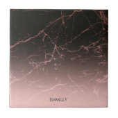 Carreau Marbre de rose de noir (Devant)