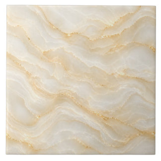 Carreau Marbre doré beige uni motif onyx