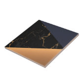 Carreau Marbre doré géométrique (Côté)