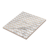 Carreau Marbre et Golden Chevron (Côté)