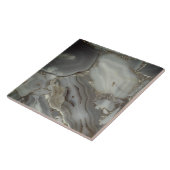 Carreau Marbre gris avec Veine or (Côté)