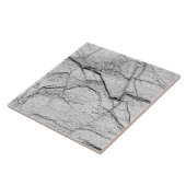 Carreau Marbre gris Béton applaudi (Côté)