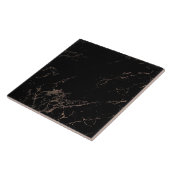 Carreau Marbre look Rose Gold Black Carrelage (Côté)