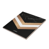 Carreau Marbre noir élégant (Côté)