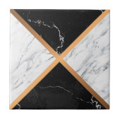 Carreau Marbre noir et blanc (Devant)
