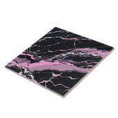 Carreau Marbre noir et rose (Côté)