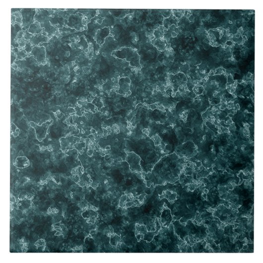 Carreau Marbre noir turquoise (Devant)