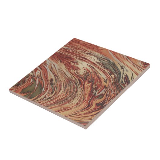 Carreau Marbre or Brown orange (Côté)