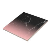 Carreau Marbre rose et noir (Côté)