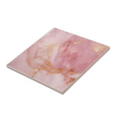 Carreau Marbre rose et or (Côté)