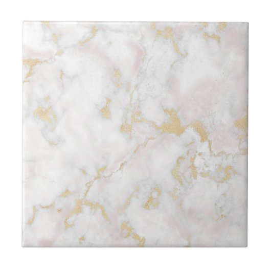 Carreau marbre rose or tuile motif (Devant)