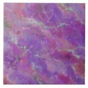 Carreau Marbre rose, violet et argent
