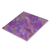 Carreau Marbre rose, violet et argent (Côté)