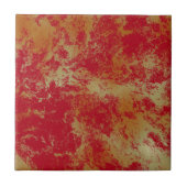 Carreau marbre rouge et jaune abstrait (Devant)